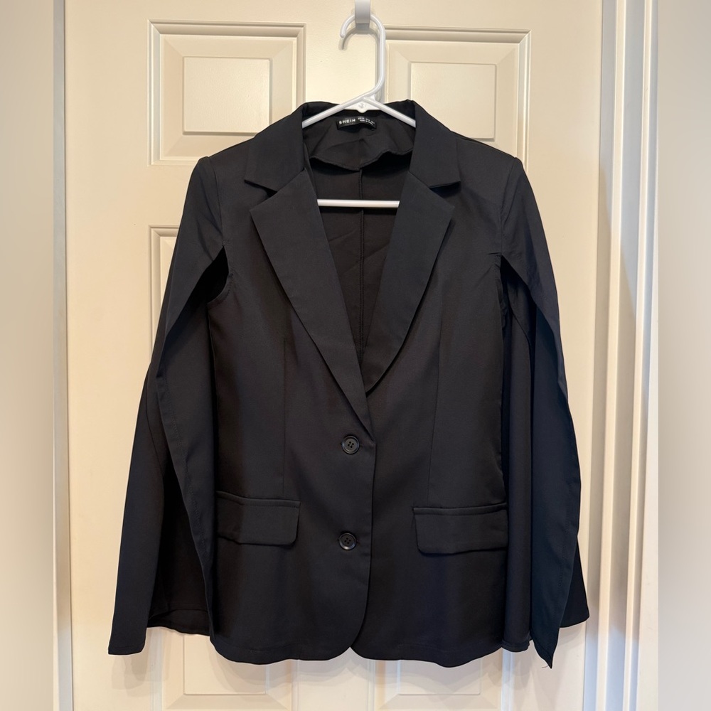 SHEIN Cape Blazer